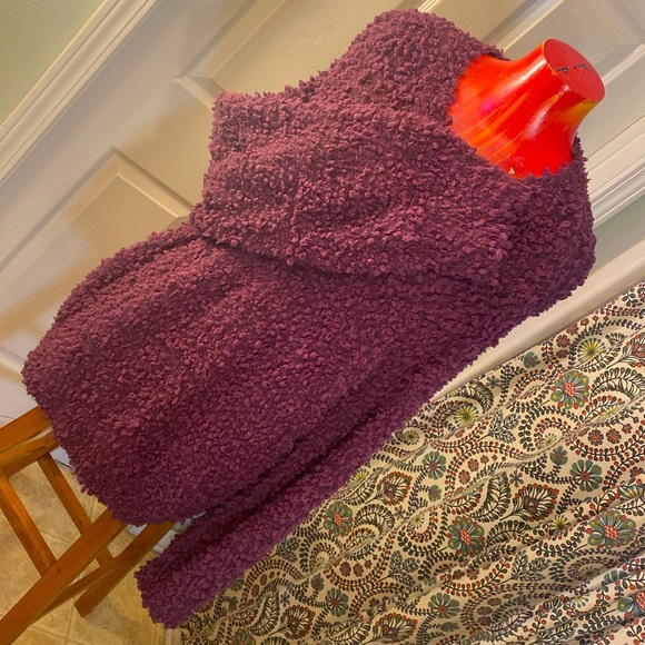 LISTICLE Oversized Purple Durple Purple Peter Eater Kawaii Fuzzy Sweater - Picture 8 of 12